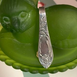 Sterling silver spoon pendant